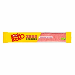 Look-O-Look Zure Streken Aardbei (12x 58g)