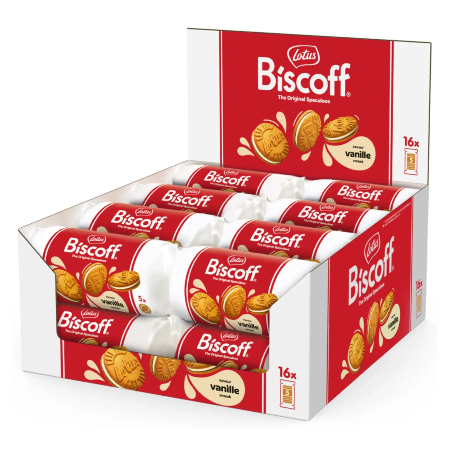 Lotus Biscoff Sandwich Cookie Vanille (16x 50gr)