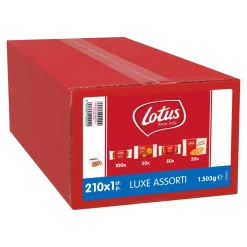 Lotus Luxe Assorti Koekjes Per Stuk Verpakt (210 stuks)