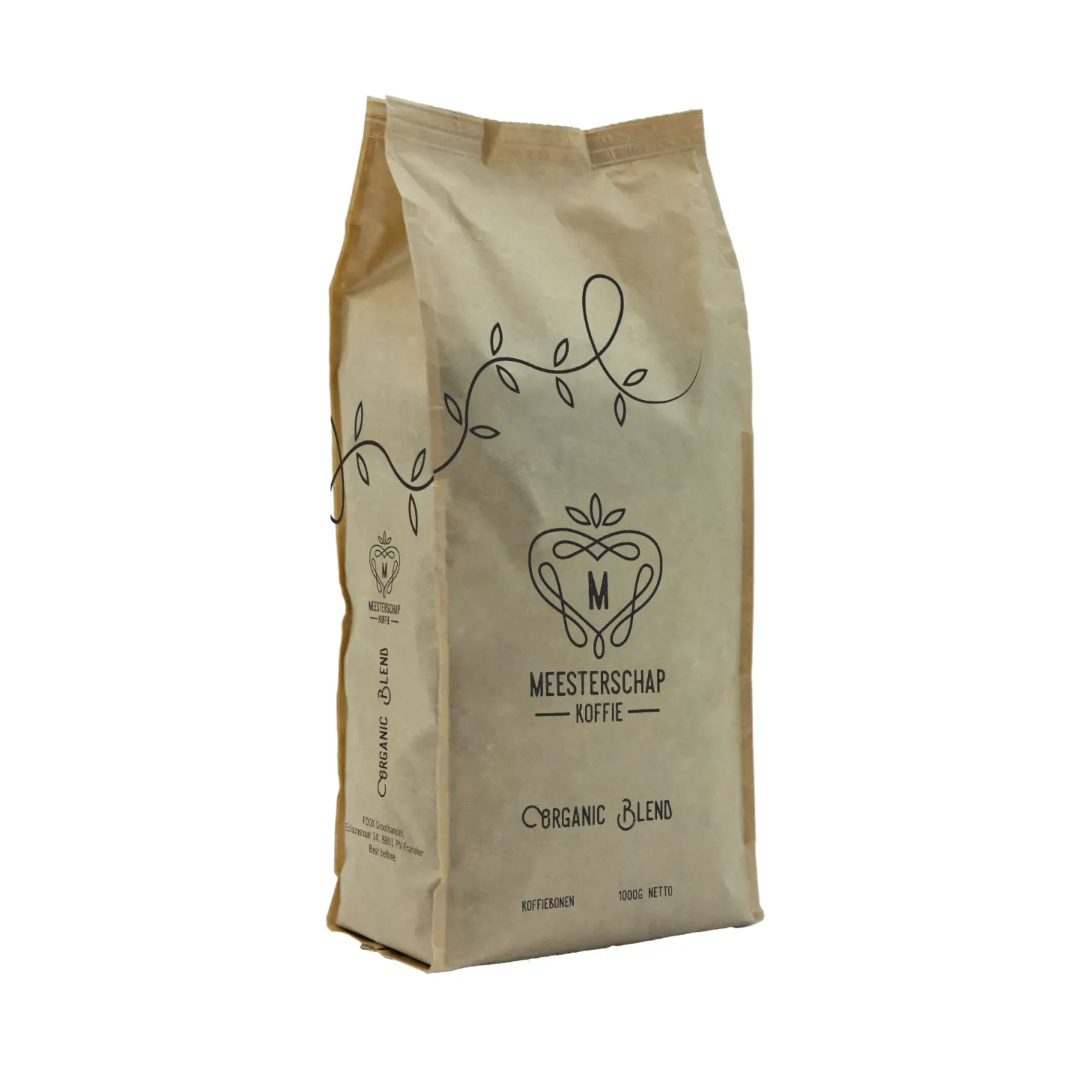 Meesterschap Koffiebonen Organic Blend (1kg)