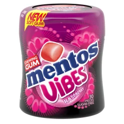 Mentos Gum Vibes Raspberry (6x 30 stuks)