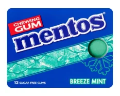 Mentos Kauwgom Breeze Mint Suikervrij Blister (12 stuks)