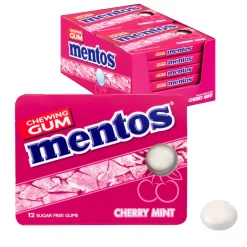 Mentos Kauwgom Cherry Blister (12 stuks)