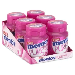 Mentos Kauwgom Pure Fresh Bubblefresh (6x 30 stuks)