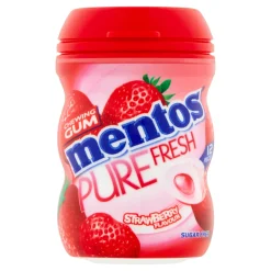 Mentos Kauwgom Pure Fresh Strawberry Mini (10x 12 stuks)