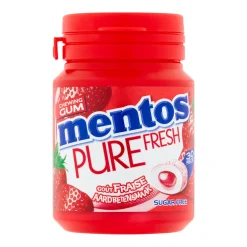 Mentos Kauwgom Pure Fresh Aardbei (6x 30 stuks)