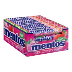 Mentos Strawberry Mix Rol (40 stuks)