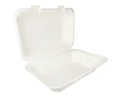 Menubak 1-vaks 230x155x83mm Suikerriet PFAS-vrij (50 stuks)