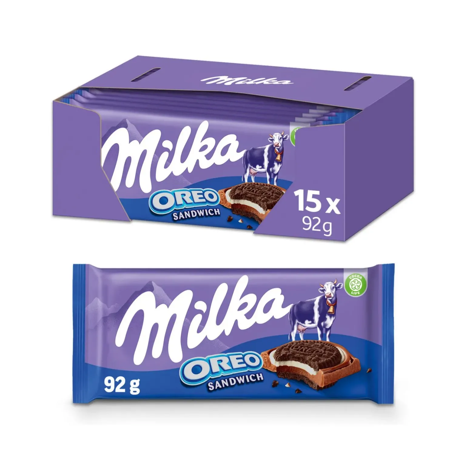 Milka Tablet Oreo Sandwich (16x 92gr)