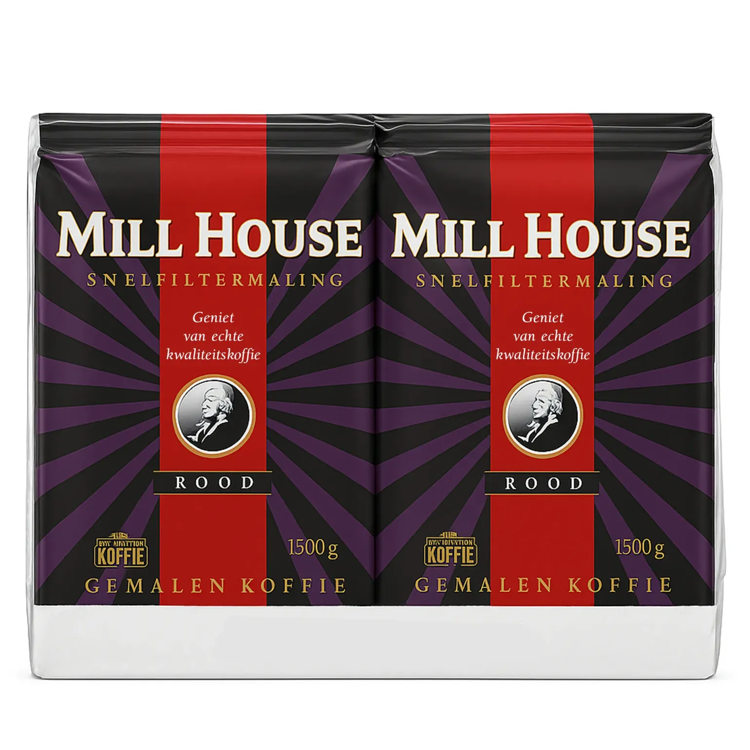 Mill House Rood Snelfilter (4x 1,5kg)