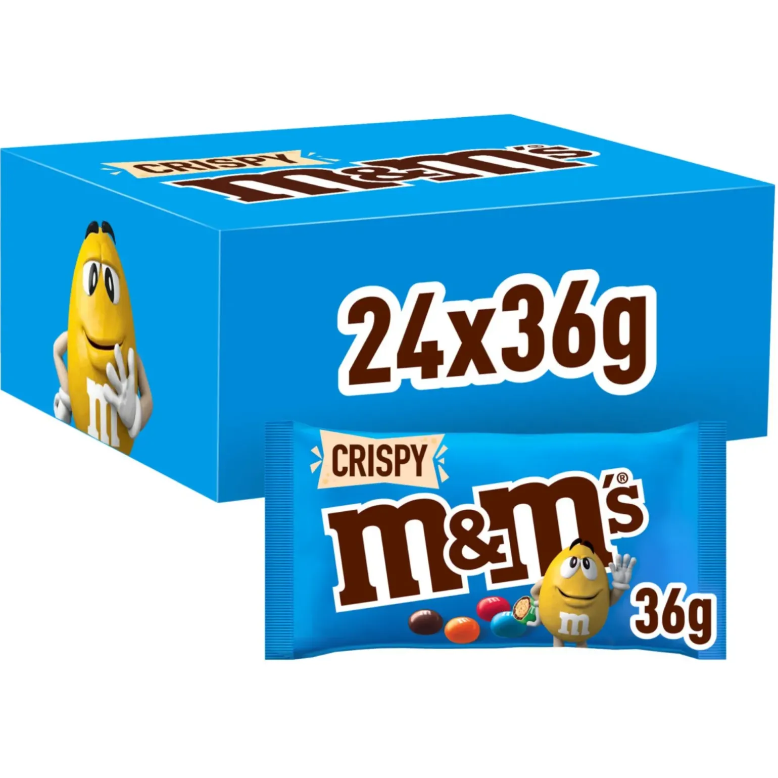 M&M’s Crispy Single (24x 36gr)