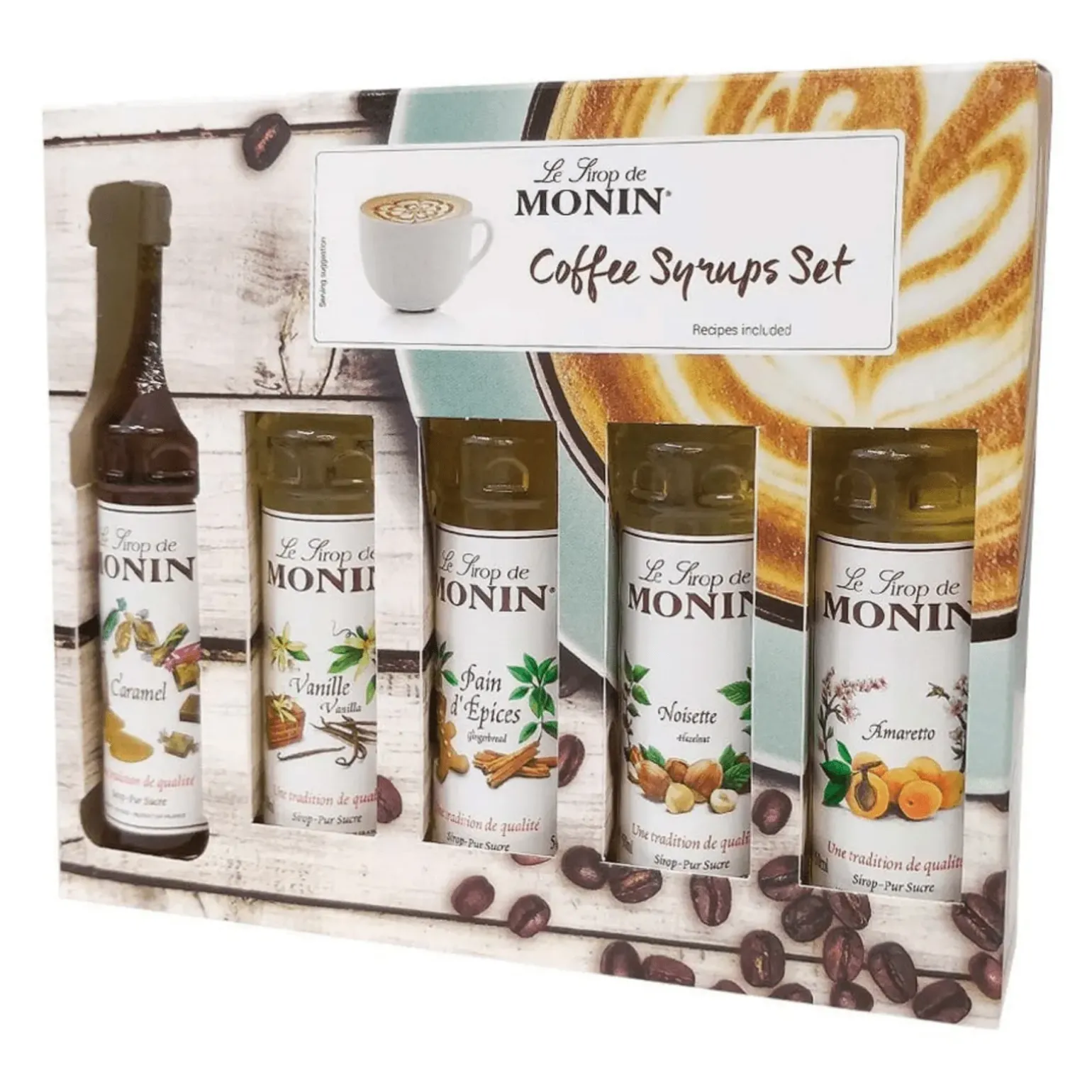 Monin Koffie Set 50Ml (12X 5 Stuks)