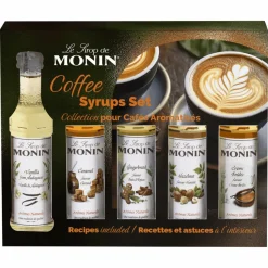 Monin Koffiesiropen Geschenkset (5 x 5cl)