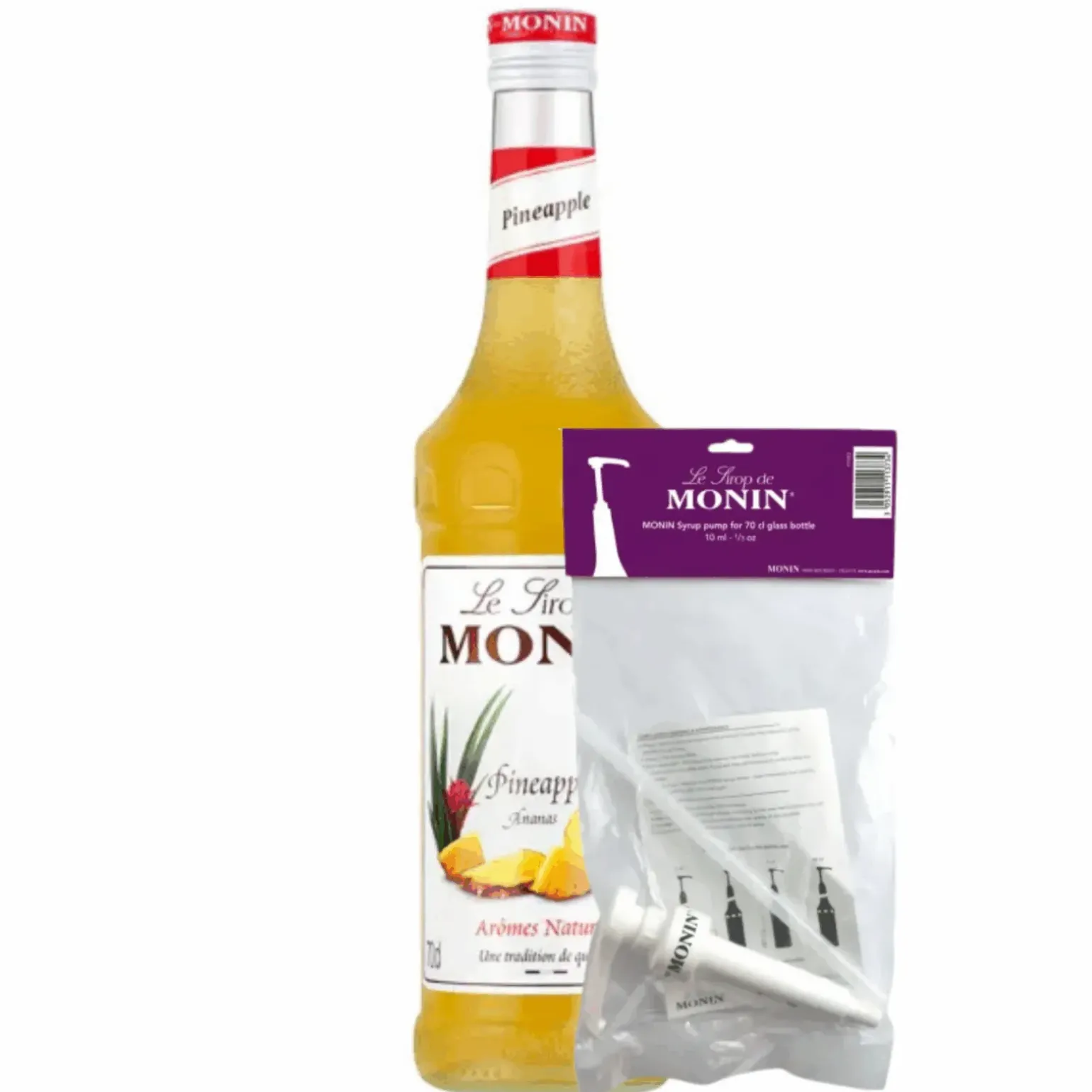 Monin Siroop Ananas (70 cl) + Monin Siroop Pompje (10Ml)