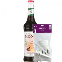 Monin Siroop Chai Tea (70 cl) + Pompje (10Ml)