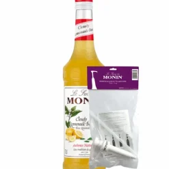 Monin Siroop Cloudy Limonade Base (70 cl) + Monin Siroop Pompje (10Ml)