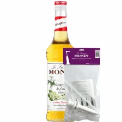 Monin Siroop Elderflower (70 cl) + Monin Siroop Pompje (10Ml)