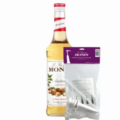 Monin Siroop Hazelnoot Noisette (70 cl) + Monin Siroop Pompje (10Ml)