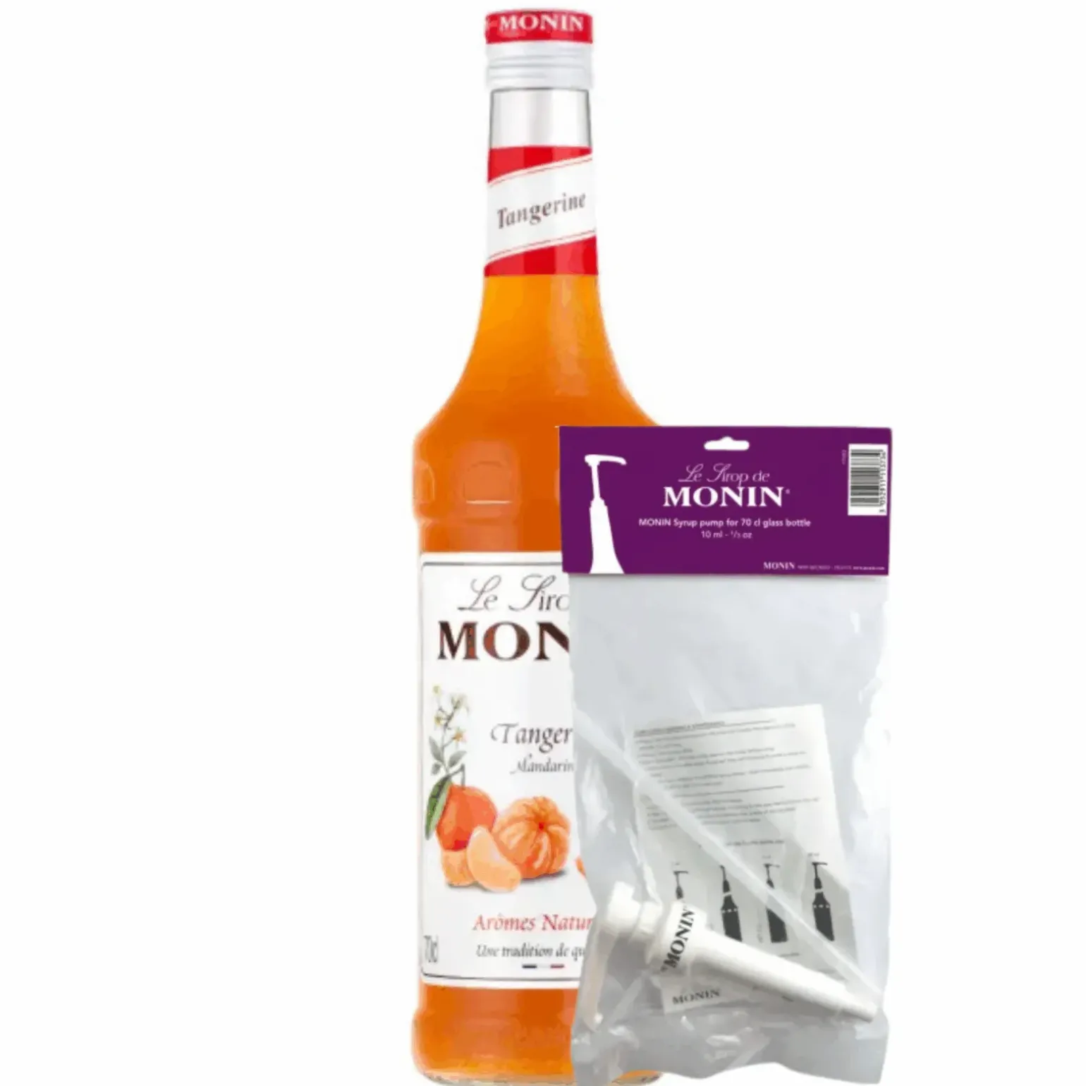 Monin Siroop Orange (70 cl) + Monin Siroop Pompje (10Ml)