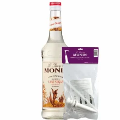 Monin Siroop Rietsuiker (70 cl) + Monin Siroop Pompje (10Ml)