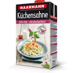 Naarmann koksroom 20% pak met schroefdop (1 liter)
