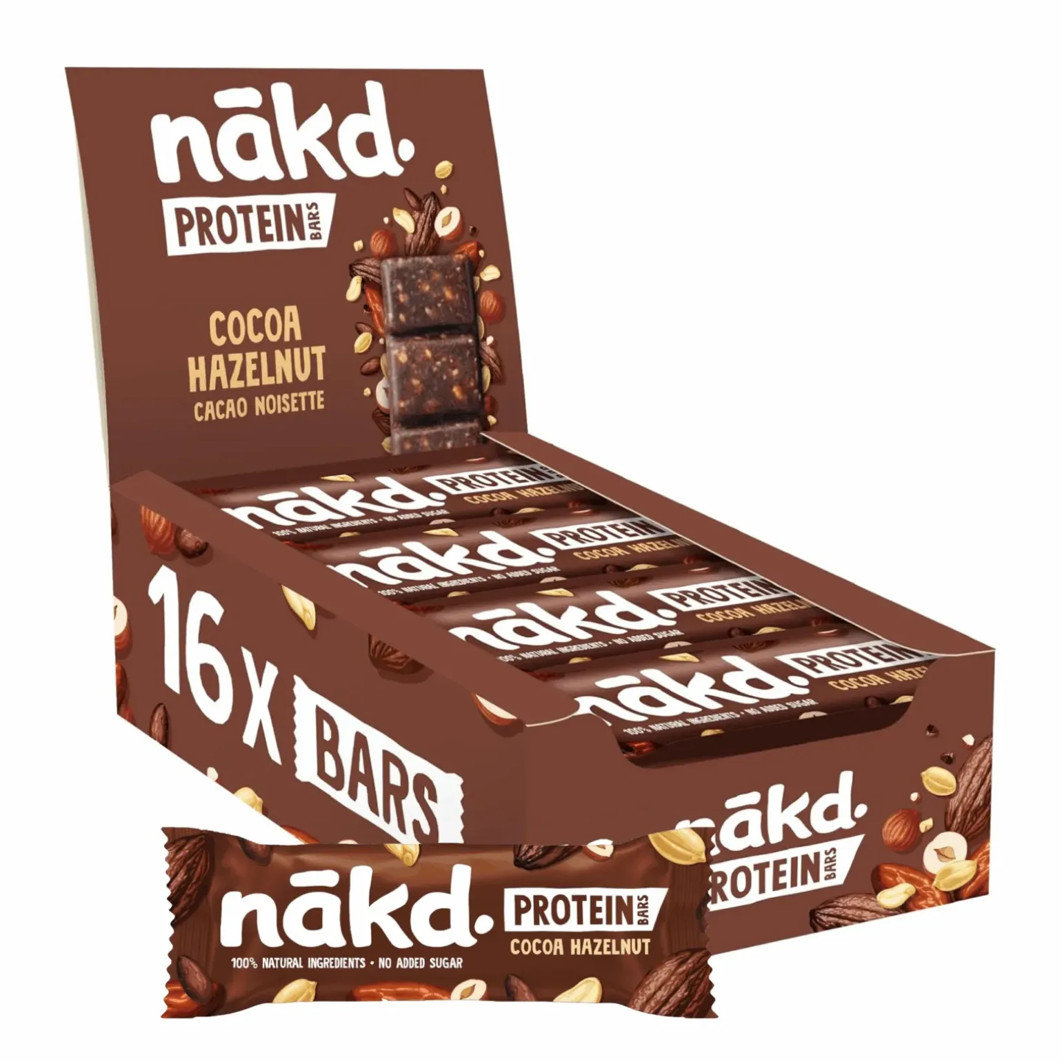 Nakd Protein Cocoa Hazelnut (16x 45g)