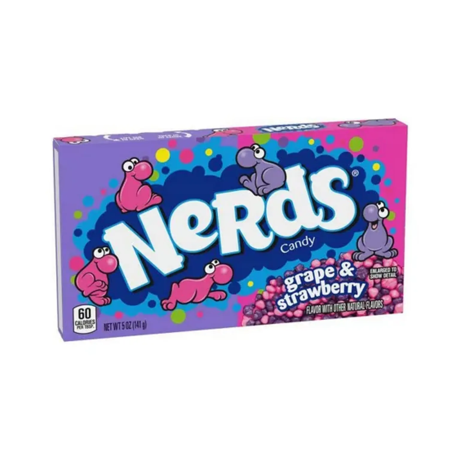 Nerds grape & strawberry theatre box (12x 141gr)