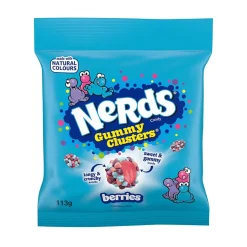 Nerds Gummy Clusters Berries Zakje (10×113 gram)