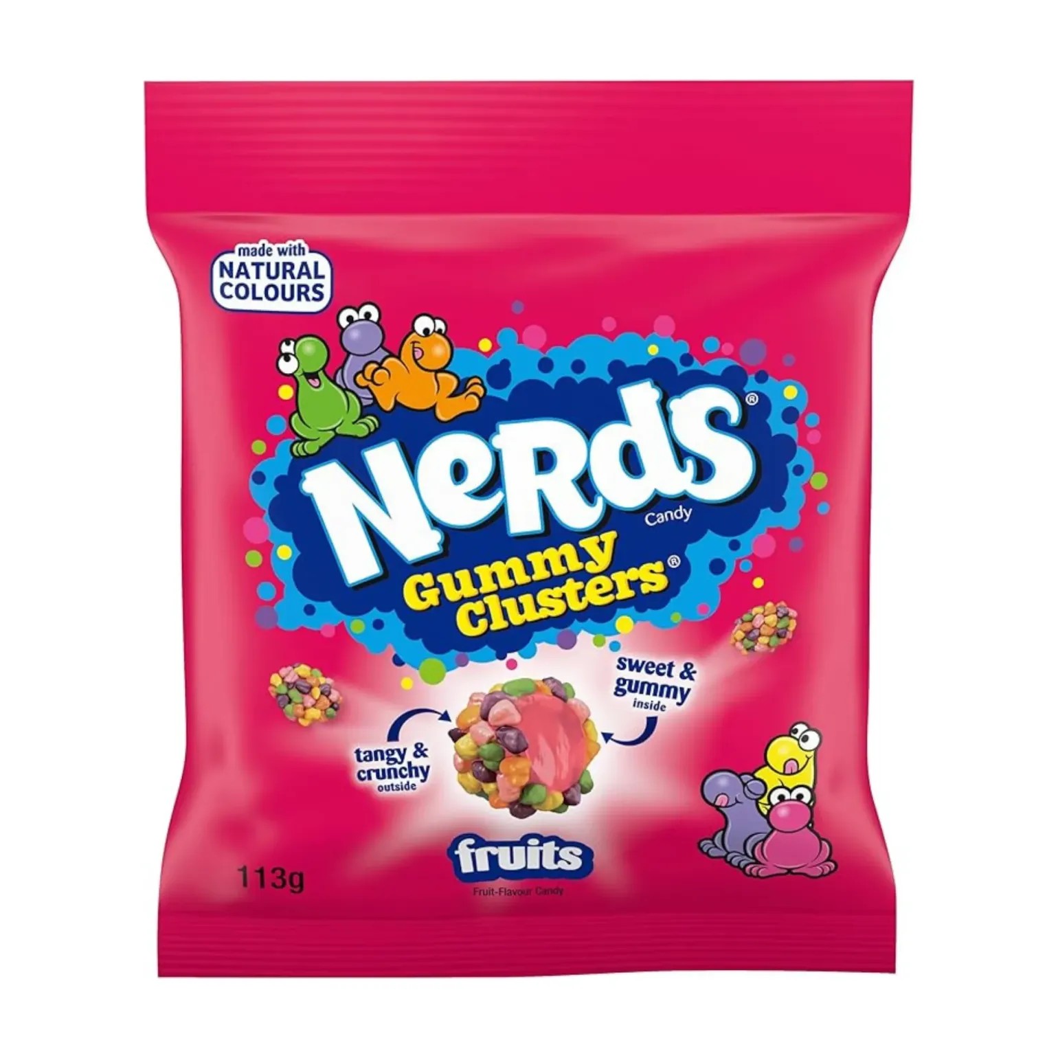 Nerds Gummy Clusters Fruits Zakje (10×113 gram)