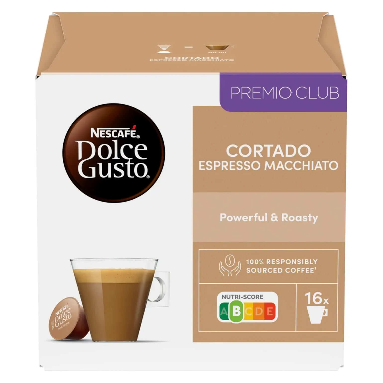 Nescafe Dolce Gusto Cortado Espresso Macchiato (3x 16 cups)