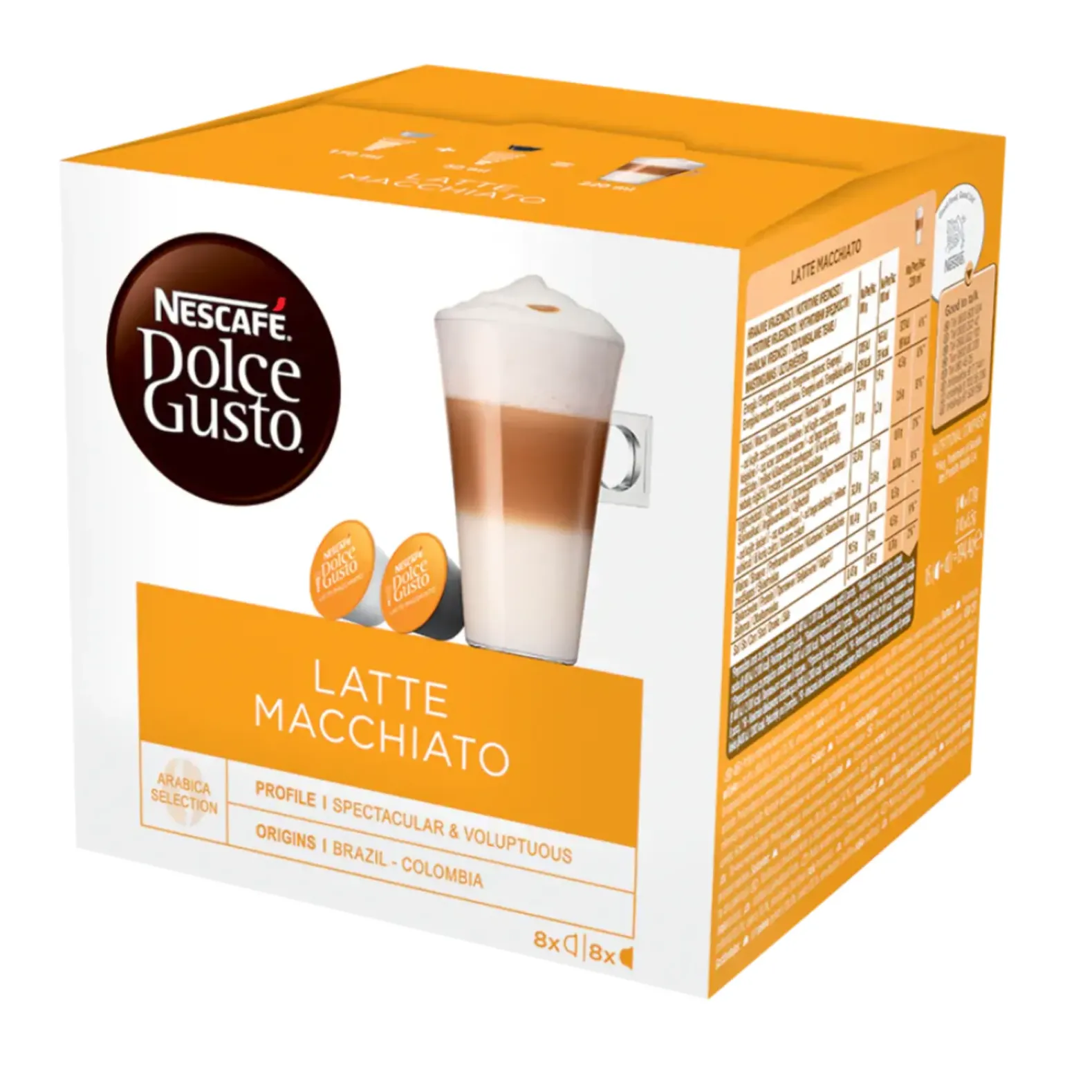 Nescafe Dolce Gusto Latte Macchiato (3x 16 cups)