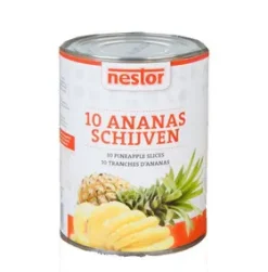 Nestor Ananasschijven 10 stuks (6×567 gr.)