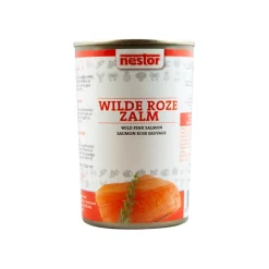 Nestor Fancy Wilde Roze Zalm Blik (425gr)