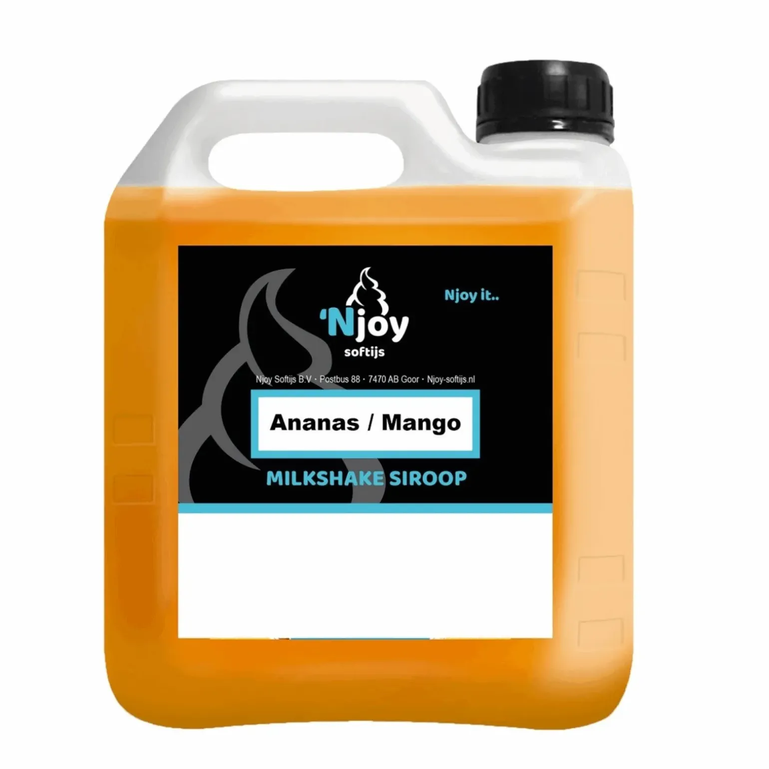 NJOY Shakesiroop Mango/Ananas (2 liter)