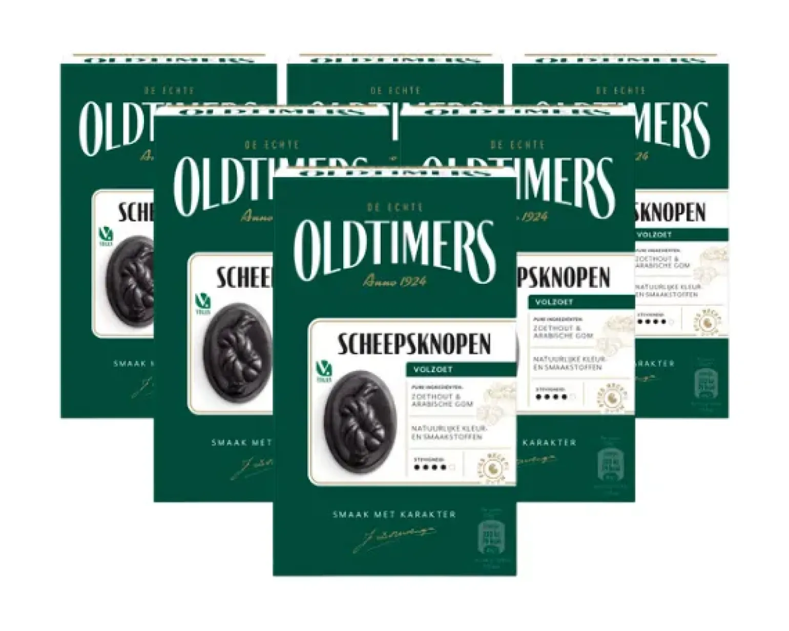 Oldtimers Scheepsknopen (6x 185gr)