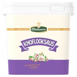 Oliehoorn Knoflooksaus Emmer (2,5 liter)