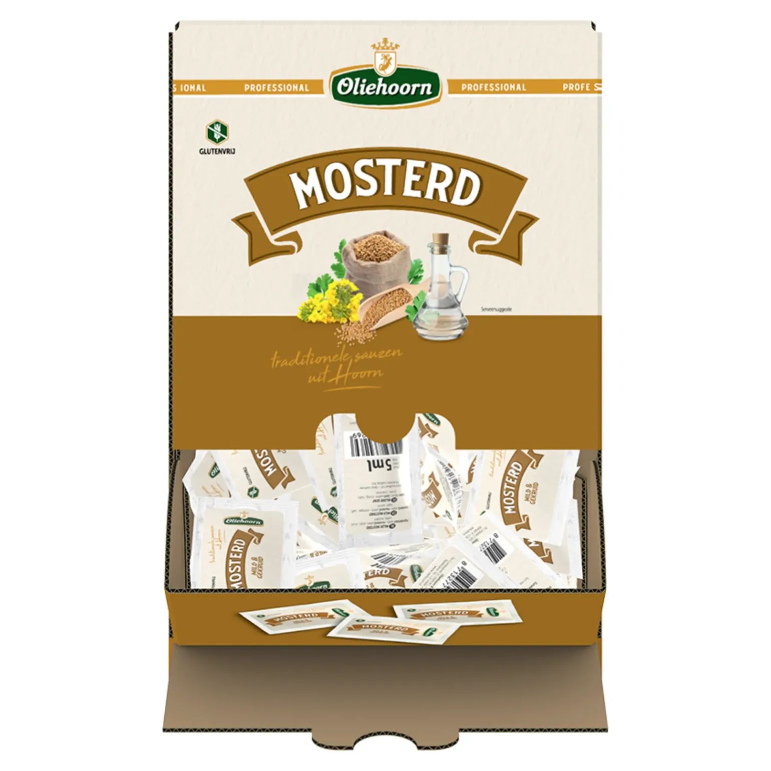 Oliehoorn Mosterd Sachets (450x 5ml)