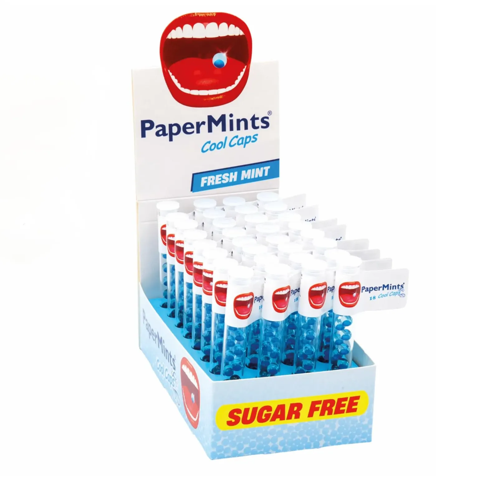 Papermints Cool Caps Fresh Mint (32x 18 stuks)