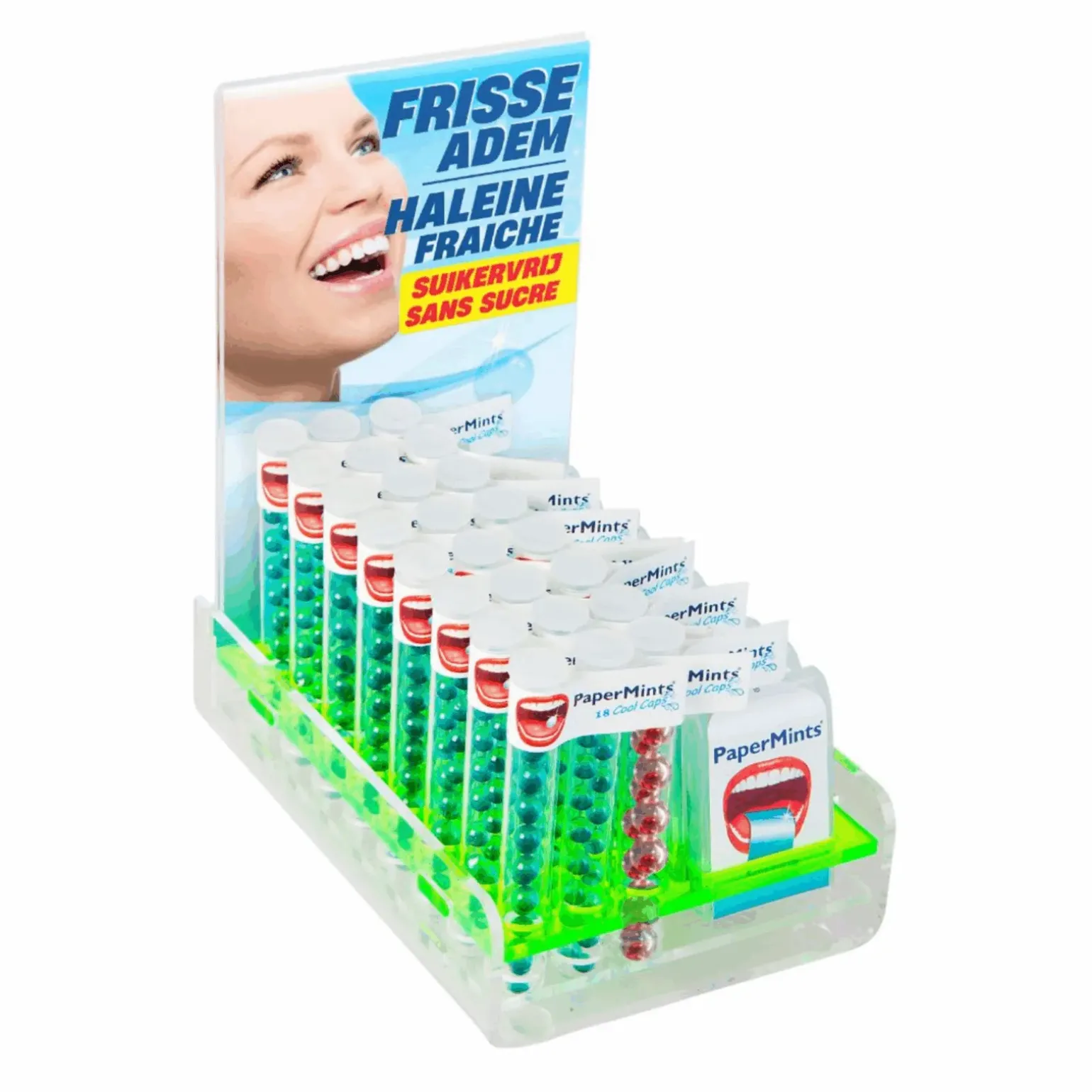 Papermints CoolCaps / Strips Display (35 stuks)