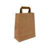 Papieren Draagtas Klein 22+10x28cm Bruin (250 stuks)