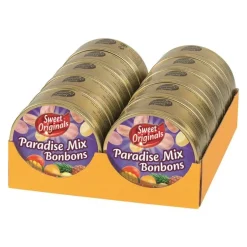 Paradise fruitmix bonbons blikje 200 gr