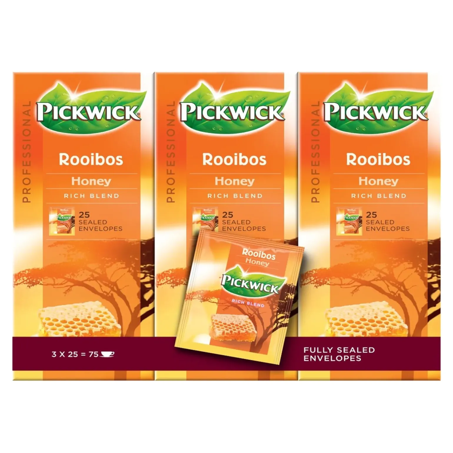 Pickwick Professional Rooibos Honing (75×1,5gr)
