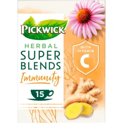 Pickwick Super Blends Immunity 1,5gr (4x 15 stuks)