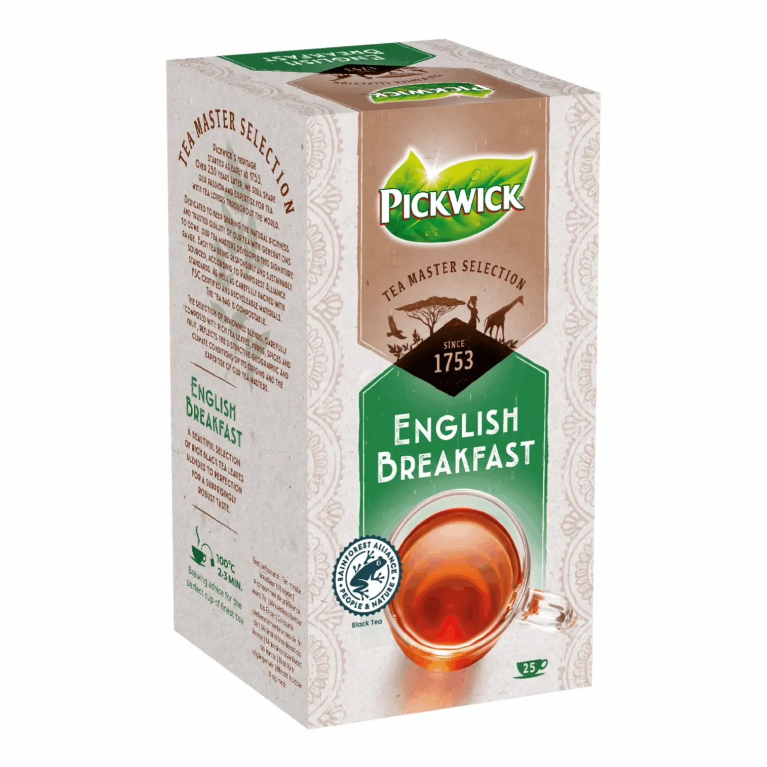 Pickwick Tea Master Selection English Breakfast (4×25 stuks)