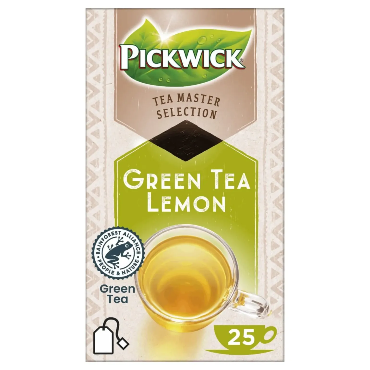 Pickwick Tea Master Selection Green Tea Lemon (4×25 stuks)