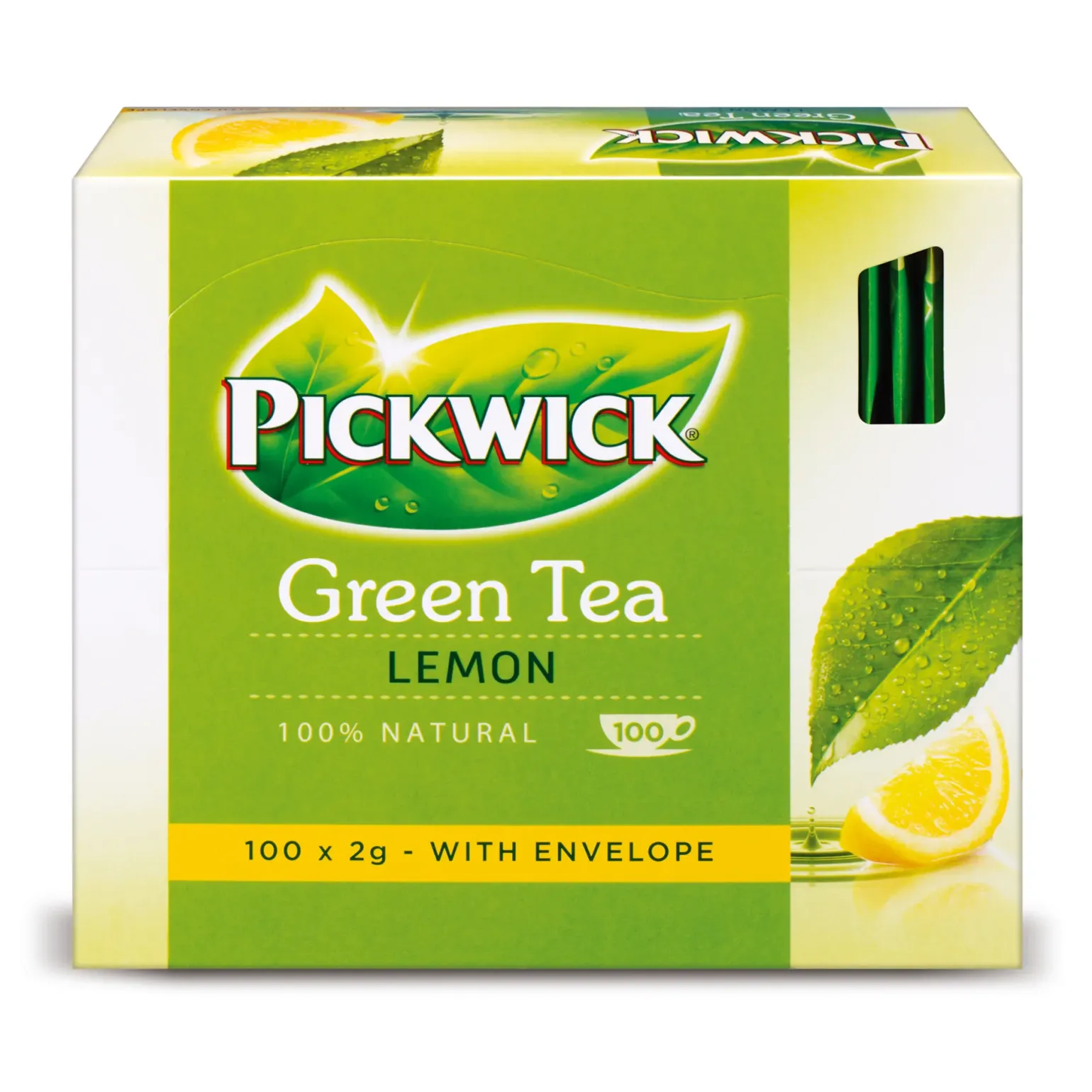 Pickwick TFOC Groene Thee Lemon Met Envelop (100x2gr)