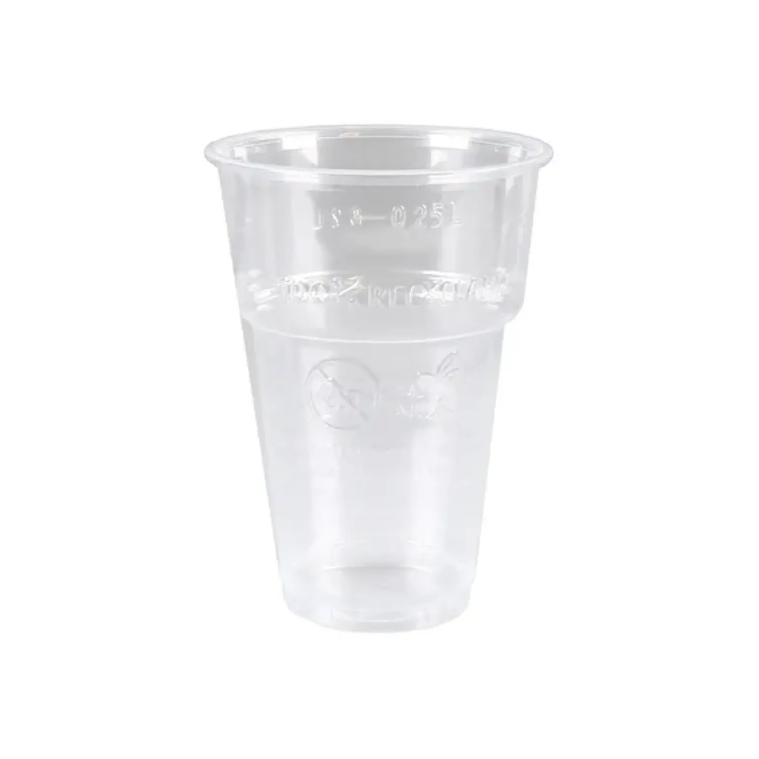 Plastic bierglas zacht (1000x 250cc) 433 (proppy)