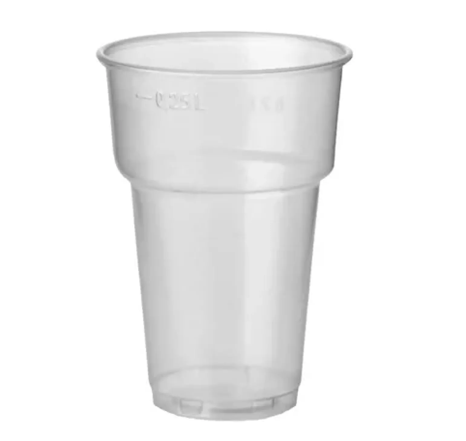 Plastic bierglas zacht (1000x 250cc) 433 (proppy)