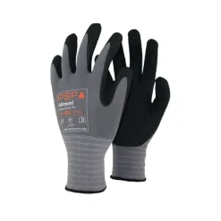 PSP Allround Werkhandschoenen Zwart 10-580 Maat 11 (12 paar)