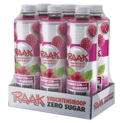 Raak Vruchtensiroop Framboos Zero Sugar (6x 750ml)